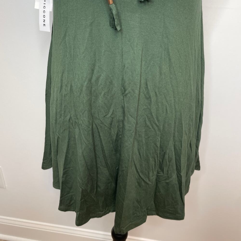 Robin Piccone Calista Gold Hardware Cover Up Dress Jungle Green Medium New - Picture 10 of 12